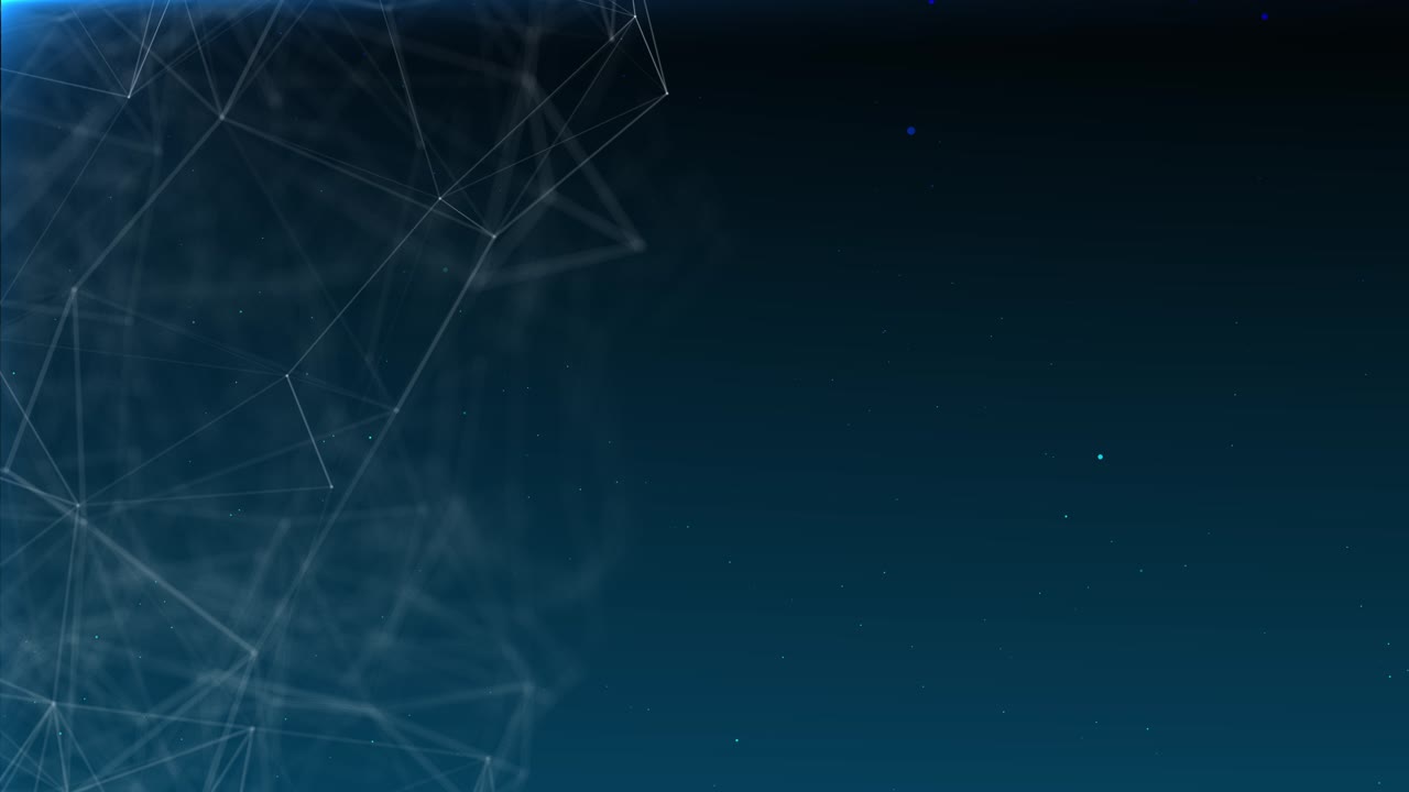 Wave of particles futuristic dots wave 3d animation big data abstract technology futuristic