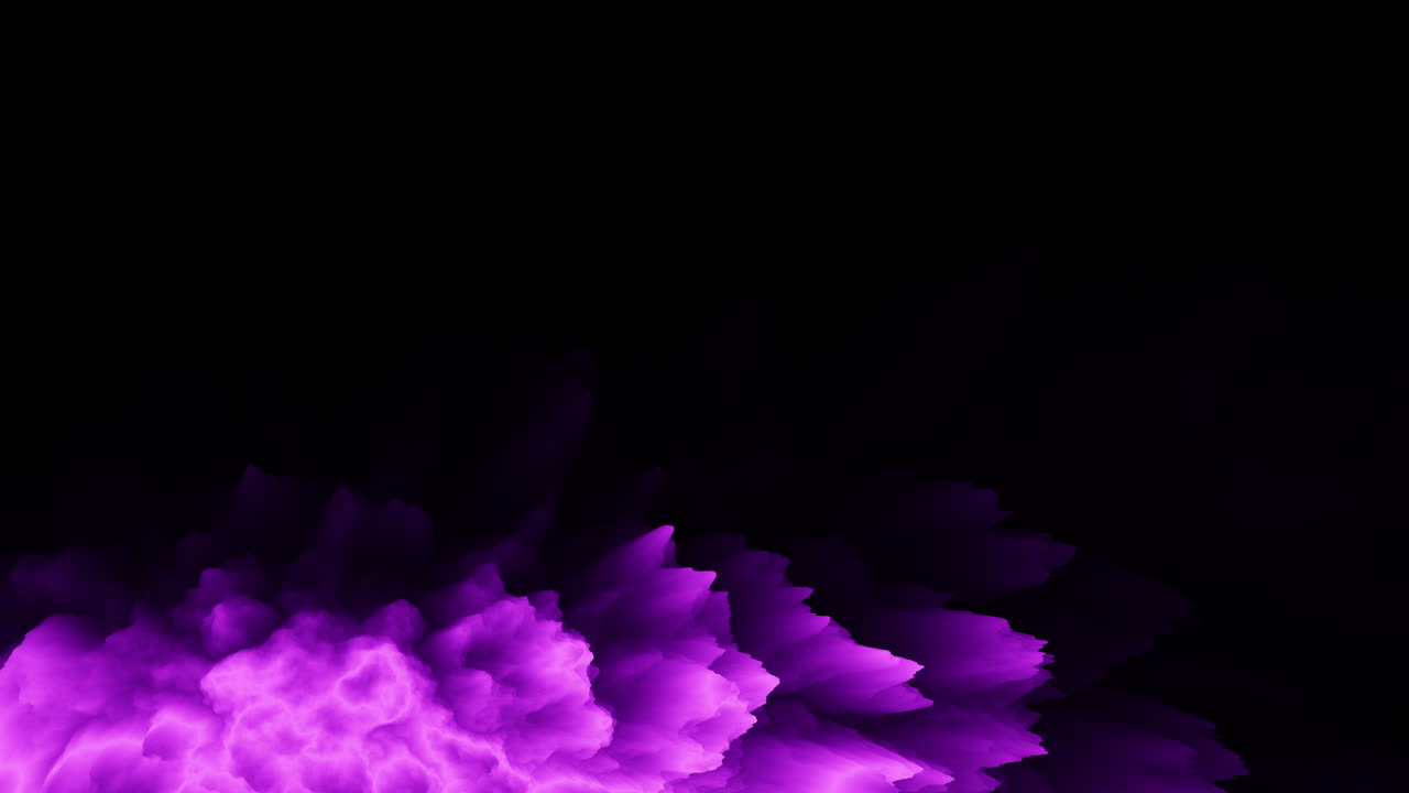 luz púrpura que ilumina el fondo negro