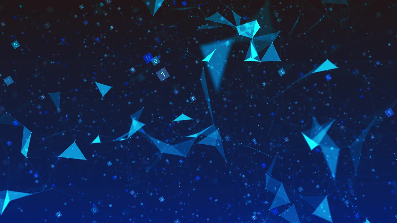 추상적인 디지털 네트워크 배경