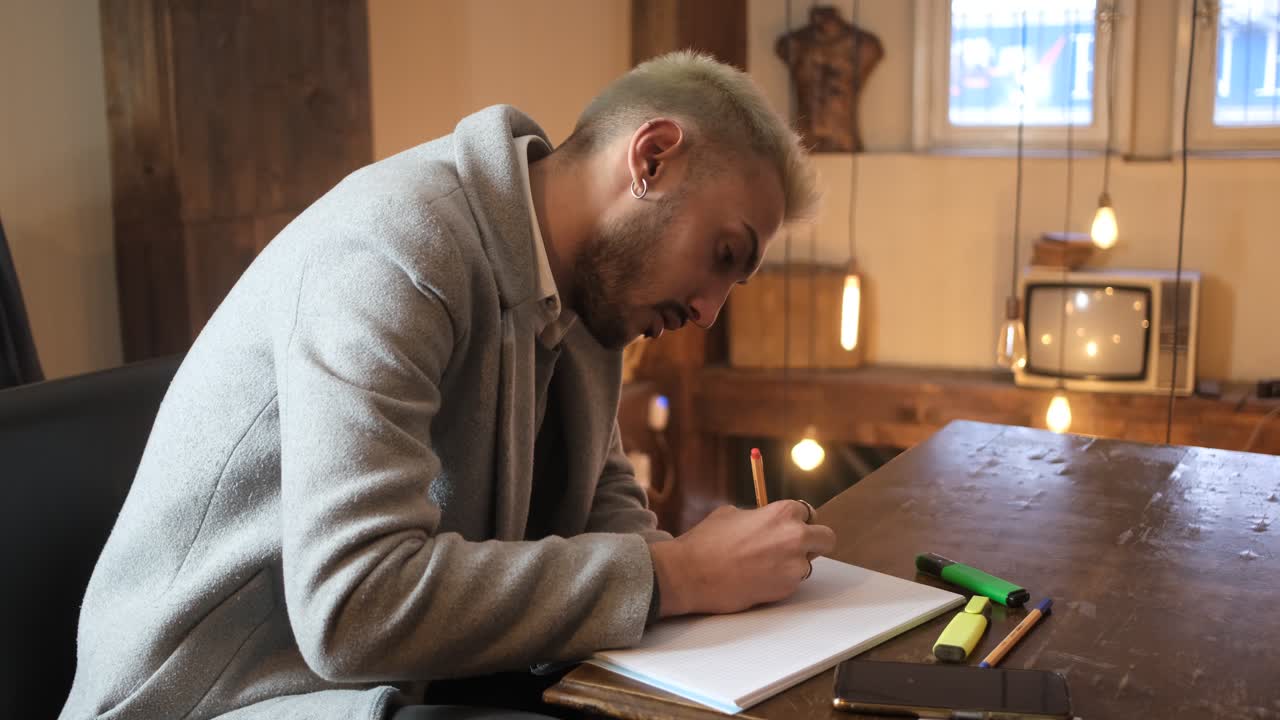 Lesson With Colored Pencil