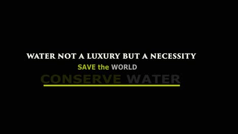 Campaña-De-Activismo-Por-El-Agua--Conservación-Del-Agua--Mensaje-Contra-La-Contaminación--Día-Mundial-Del-Agua,-Campaña-De-Ahorro-De-Calidad-Del-Agua-Y-Concepto-De-Protección-Ambiental