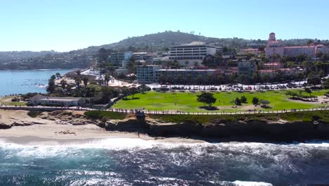 La-Jolla-Beach-cove-drone-shot