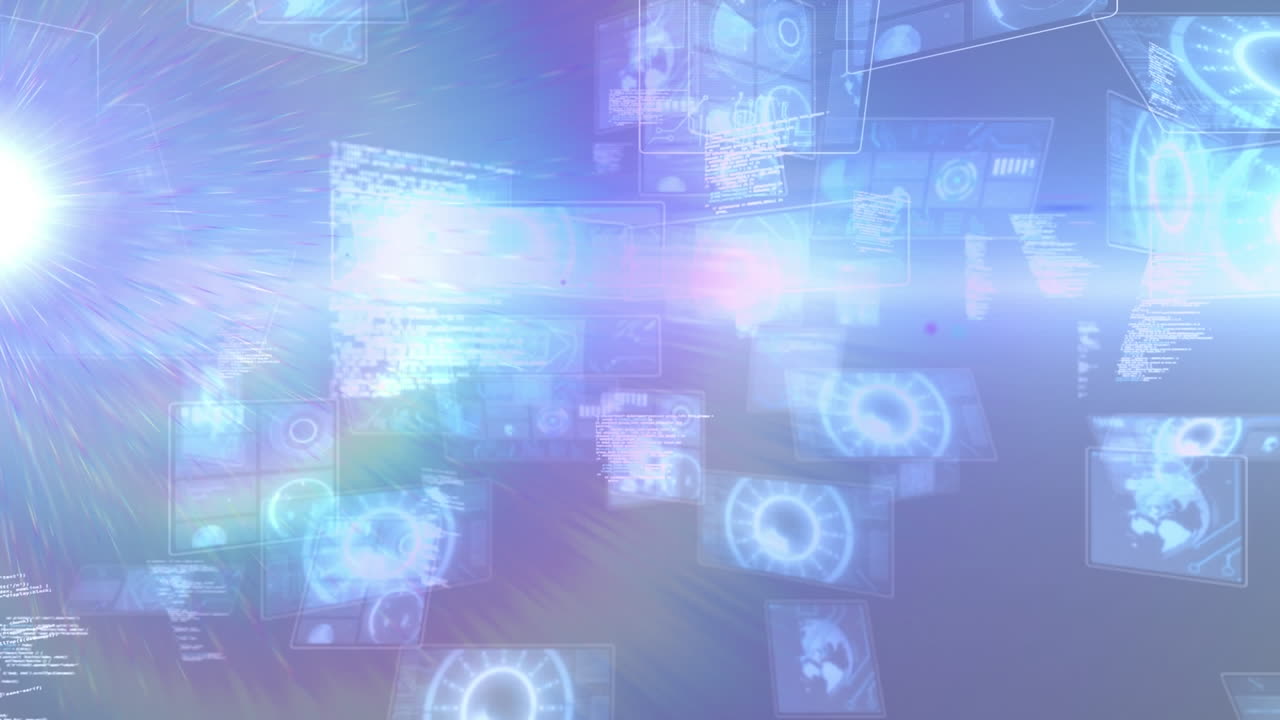 데이터 처리 및 스 스캔의 애니메이션