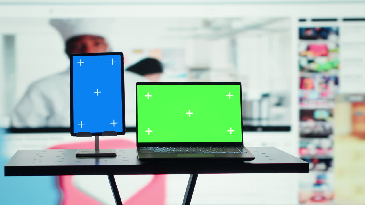 Chroma key devices and multimedia entertainment clips