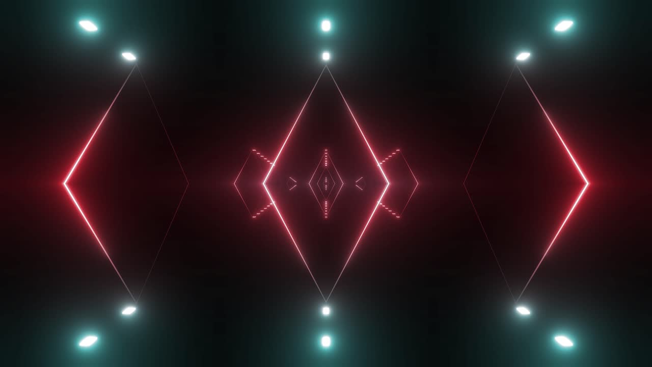 immagini di galleria geometrica al neon