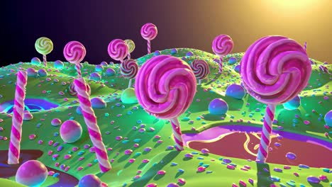 a candy land paradise