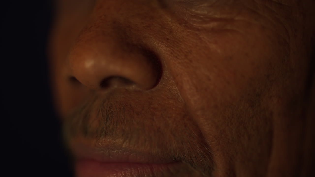 아프리카인의 얼굴에 대한 놀라울 정도로 상세한 초상화