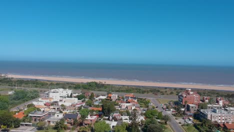 a road passing along the coastline beach