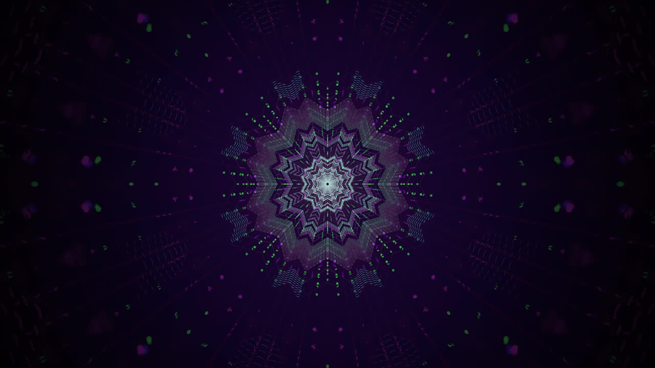 A captivating tunnel video loop showcases a seamless flow of vibrant colors and intricate patterns. This visual journey creates an immersive atmosphere perfect for screensavers