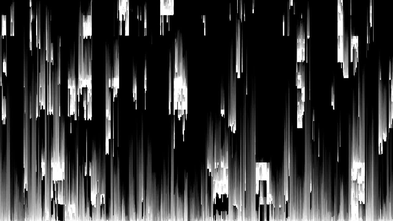 픽셀 정렬 패턴 글리치 효과의 추상적인 원활한 루프 애니메이션: 뮤직비디오, 전환, 방송, 캐스트, led 스크린, 오디오 비주얼 퍼포먼스, 게임 디자인, vj 루프.