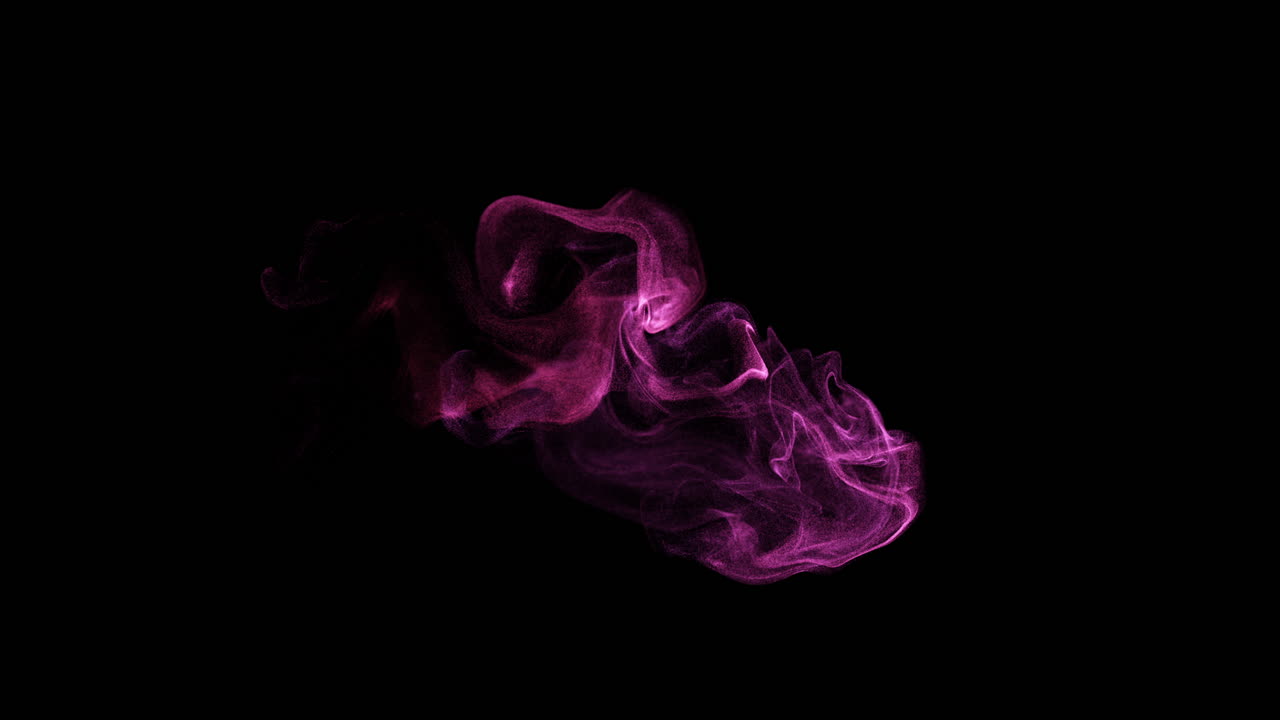추상적인 보라색 연기