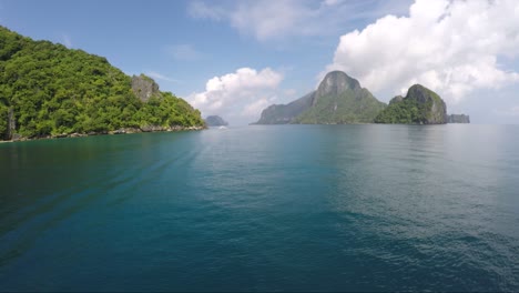 beautiful scene on islands near el nido