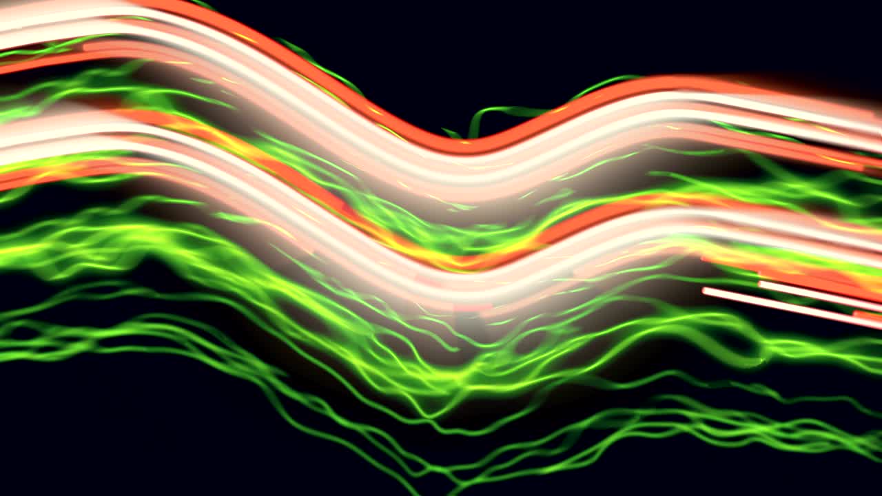 추상적인 선이 움직이는 4k 원활한 루프