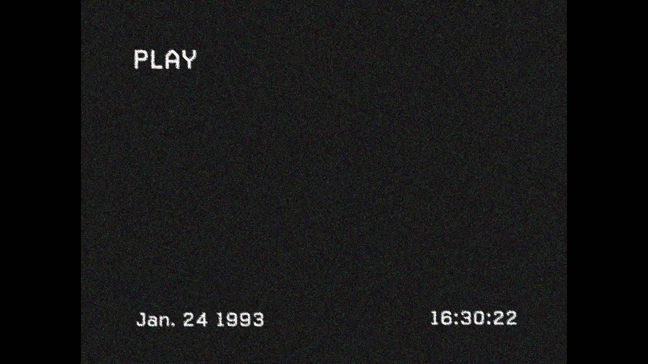 검은 바탕에 움직이는 간섭의 애니메이션