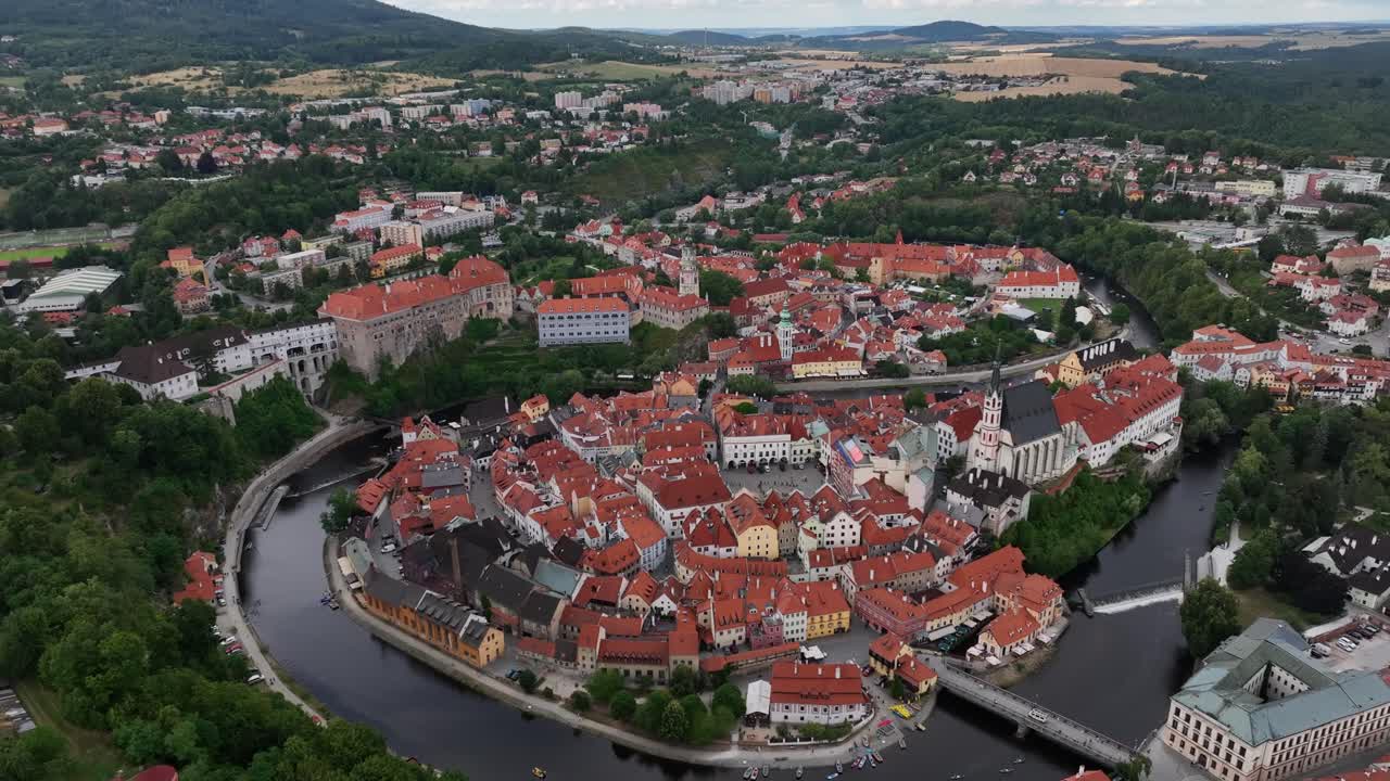 Český Krumlov, Czechy Południowe, Czerwiec 2023