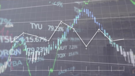 Animation-of-financial-data-processing-over-cityscape