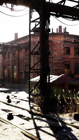 abandoned factory building