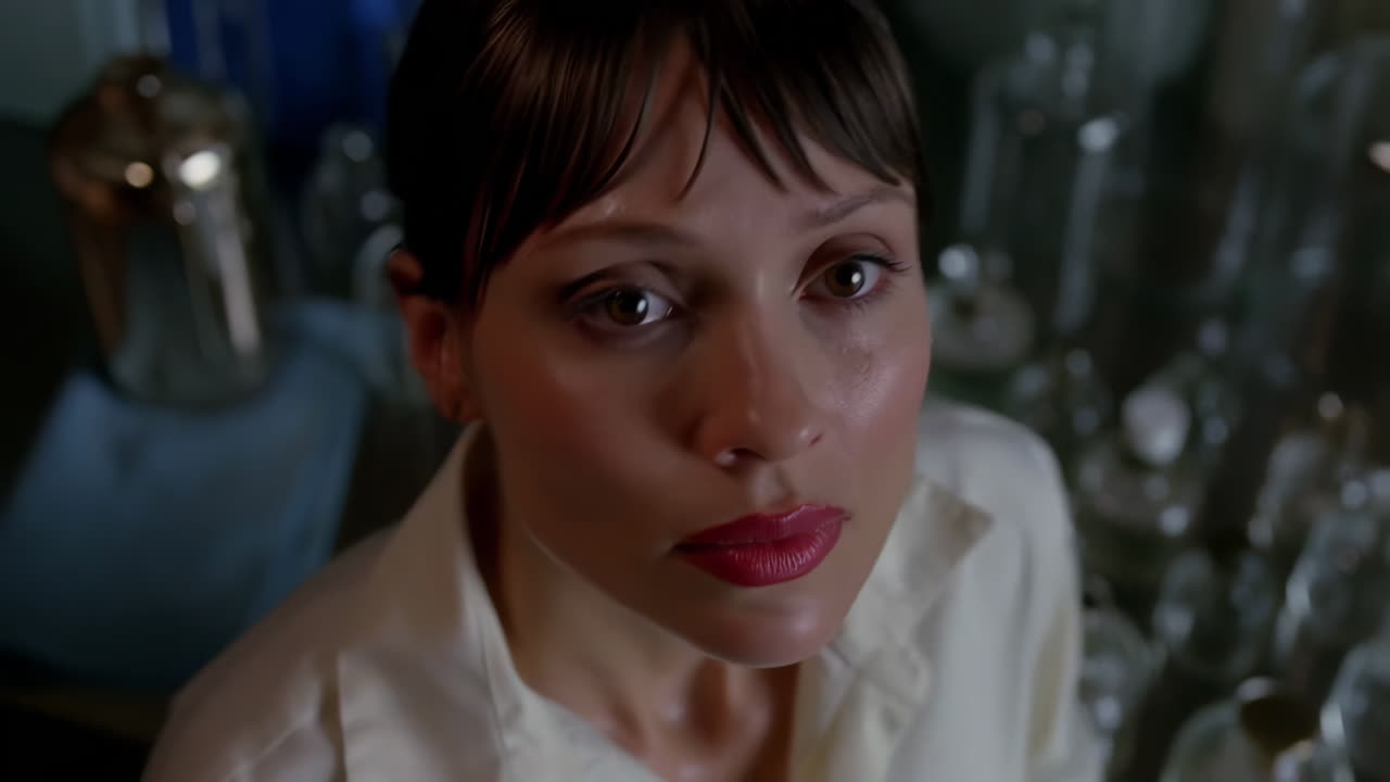 A Woman Testing Fragrance Scents in a Perfume Laboratory