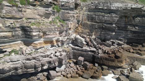 coastline rocks cliff aerial view 01