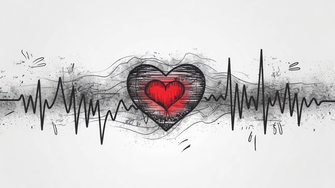 Heart with Heartbeat