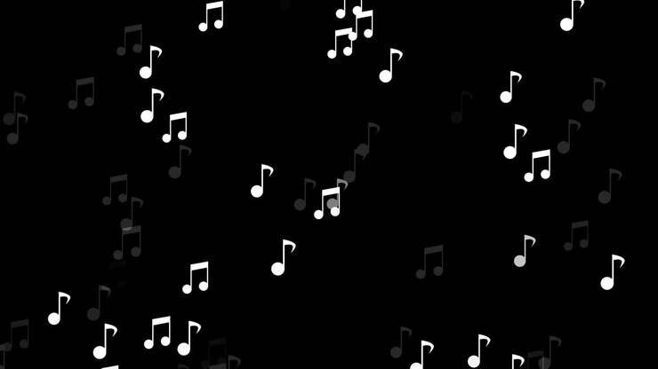 Musical Note Background animation