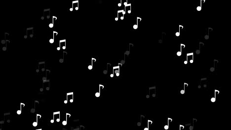 musical note background animation