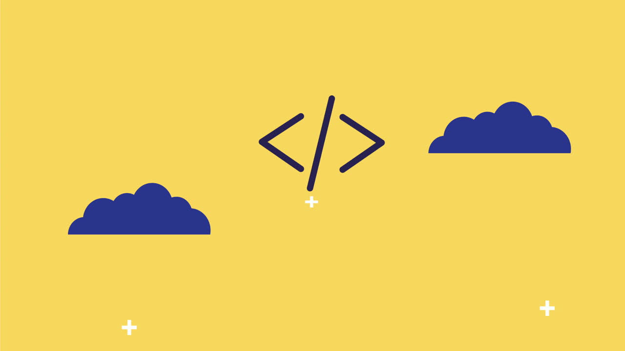 소셜 미디어 기술 아이콘 패턴