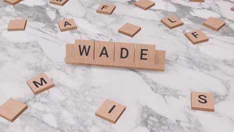 wade habla de scrabble.