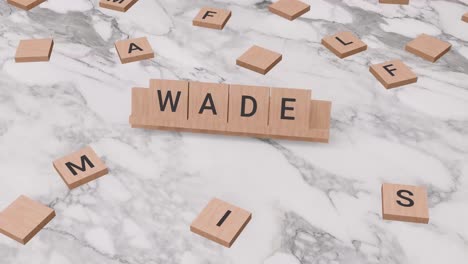 wade mówi o scrabble.