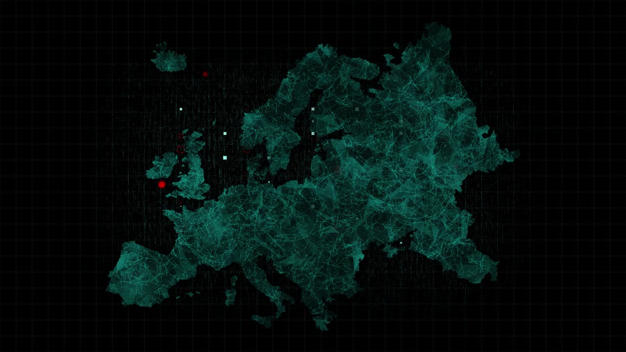 플렉서스 유럽 지도 4k