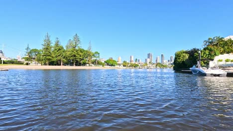 scenic boat ride through gold coast waterways