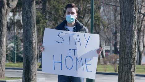 stay at home protest