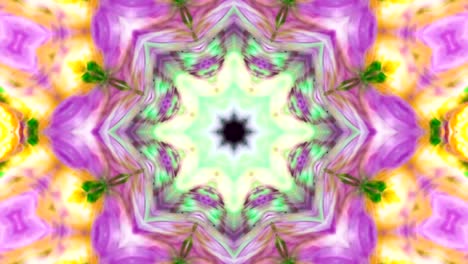 movimiento de fondo de kaleidoscopio abstractamente colorido