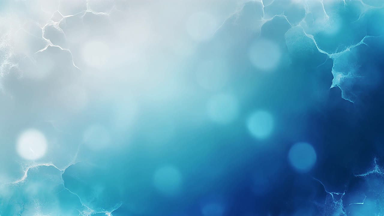 Sfondo sfumato blu sognante con luci bokeh morbide