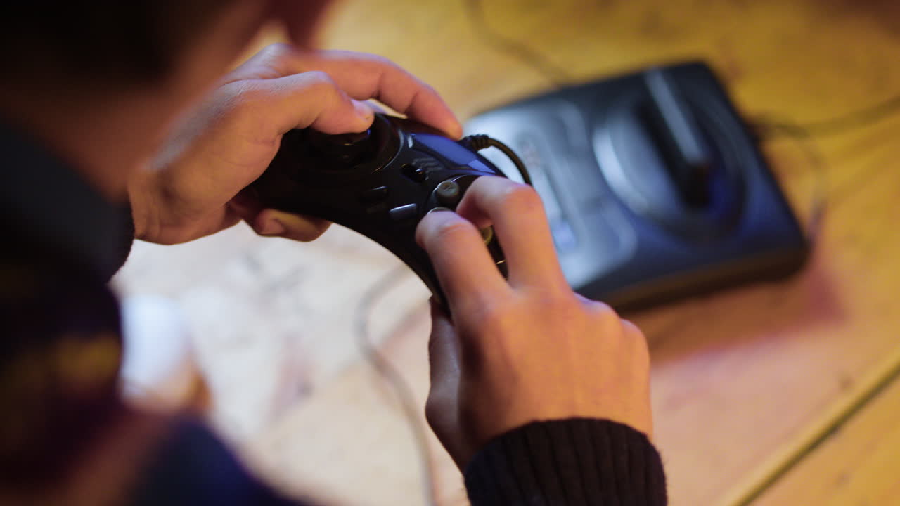 비디오 게임을 하는 사람