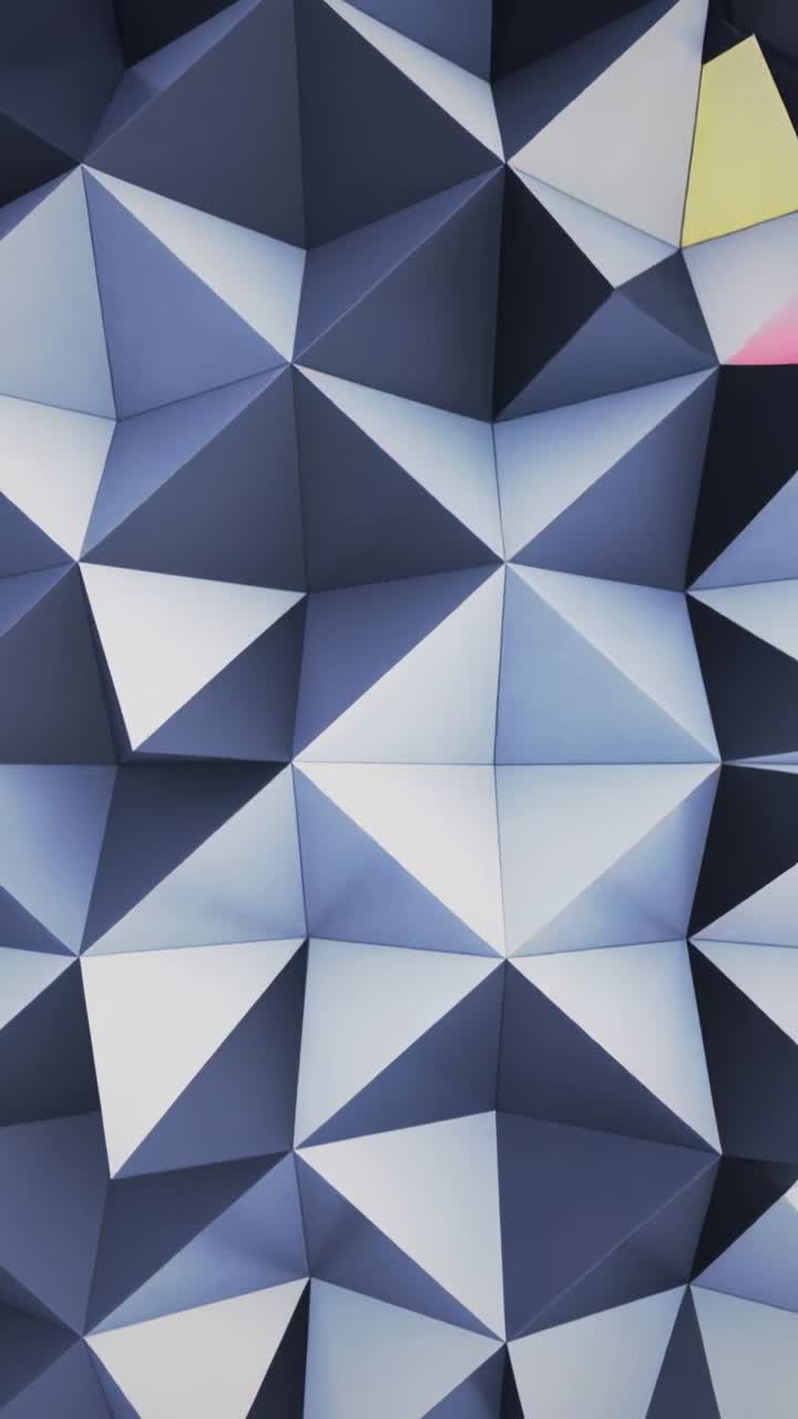Animated Abstract Geometric Background with Shifting Colors