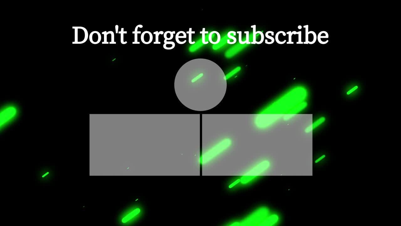 객체 조명 엔드 카드 엔딩 스크린 모션 그래픽