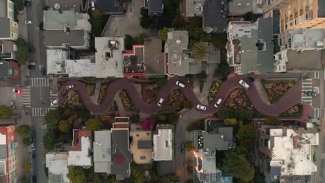Luftaufnahme-Der-Lombard-Street-San-Francisco-Kalifornien