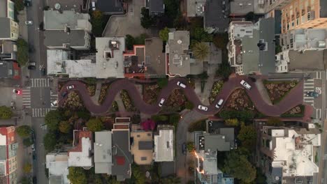 Vista-Aérea-De-La-Calle-Lombard-San-Francisco-California