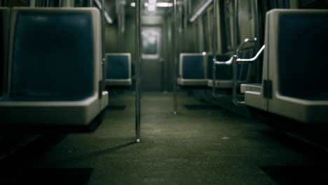 exploring the empty subway in twilight brings a sense of solitude to urban life