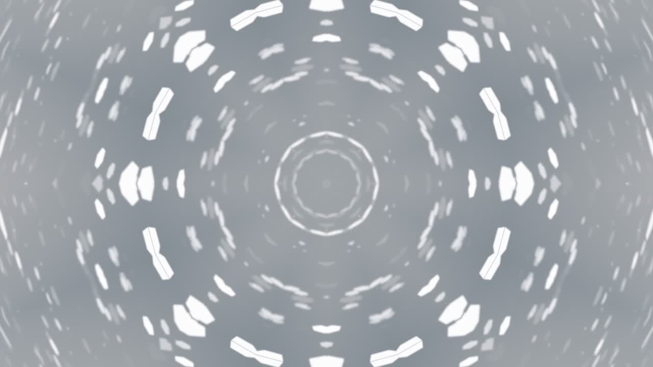 partículas hexagonales cuadrícula médica patrón hexagonal tecnología de fondo bucle