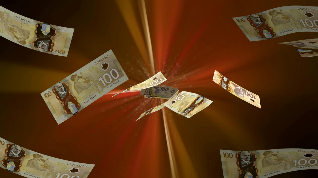 날아다니는 캐나다 달러