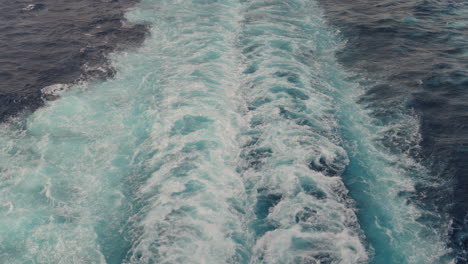 ship wake in the ocean