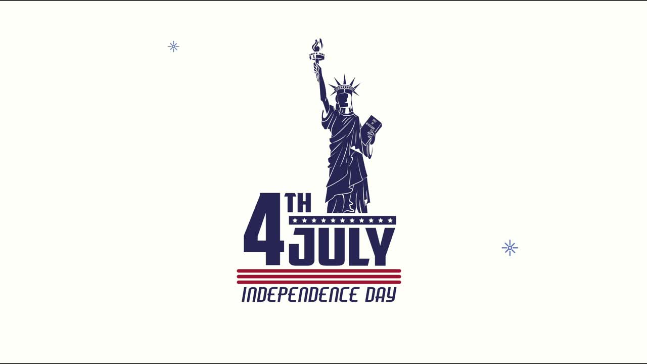 united states of america independence day with liberty statue