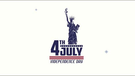 united states of america independence day with liberty statue