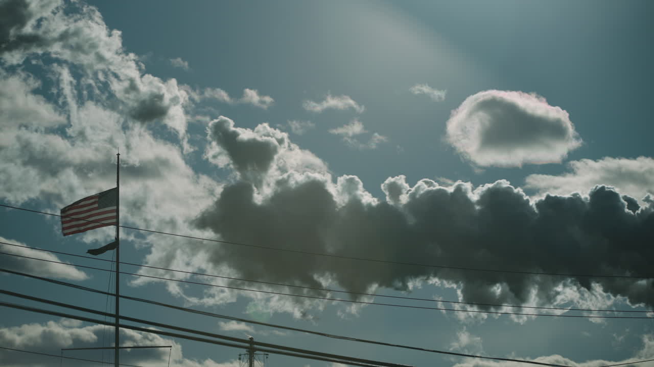 Smoke Puffing into the Sky from Factory in New Jersey USA