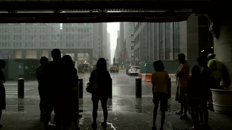 Heavy Rain in New York