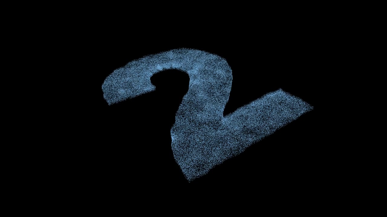 A number of polygon wave flow by small particles 4K