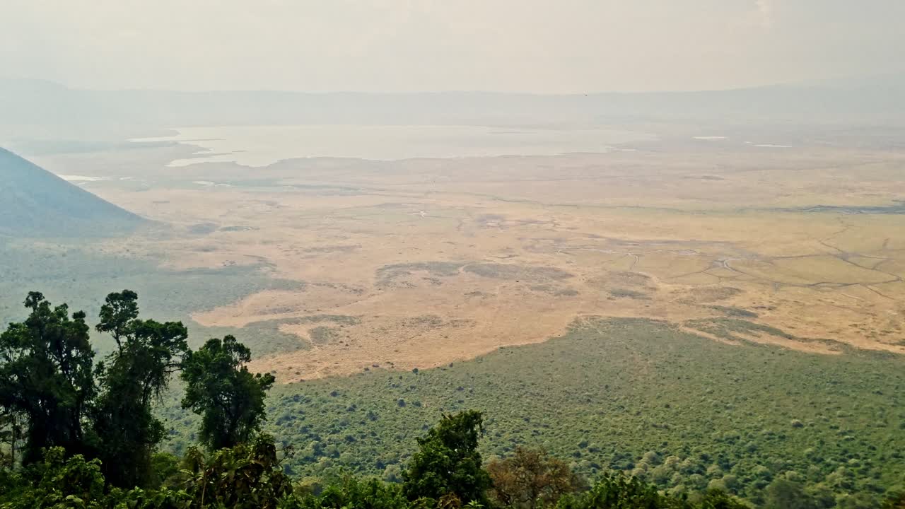 Ngorongoro Conservation Area in Tanzania is a UNESCO World Heritage site famous for the Ngorongoro Crater, the world's largest inactive, unbroken volcanic caldera