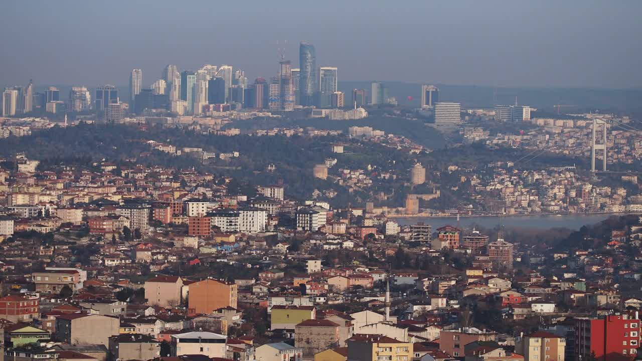 이스탄불, 터키의 조감도